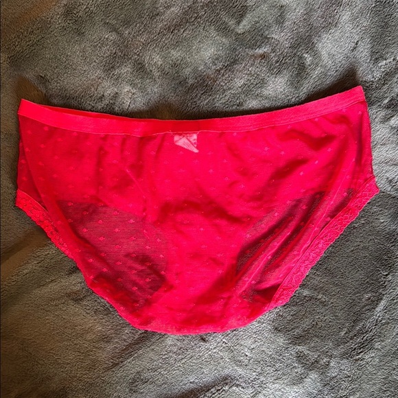 Aerie Red Polka Dot Underwear Size S - Picture 2 of 2
